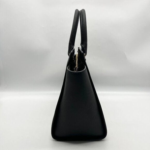 Michael Kors Black Saffiano Leather Selma Convertible Satchel Bag - Picture 3 of 11